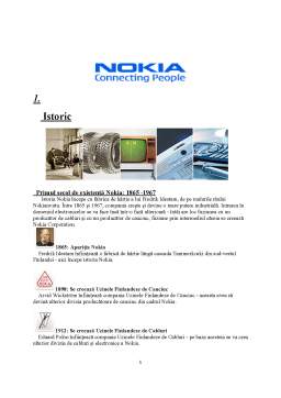 Proiect - Descrierea Firmei de Telefoane Nokia