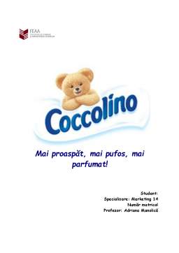 Proiect - Comportamentul consumatorului - Coccolino