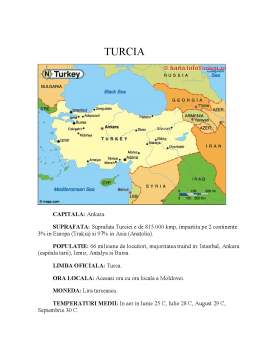 Referat - Geografia populației și așezărilor umane Turcia