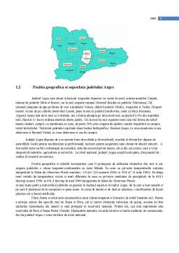 Proiect - Poziția Județului Argeș în cadrul regiunii de sud