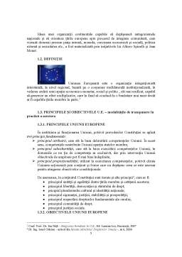 Referat - Avantajele integrării României în piața UE