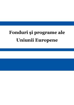 Referat - Fonduri și Programe ale Uniunii Europene