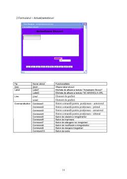 Referat - Aplicație informatică pentru evidența produselor la SC Magnolia SRL