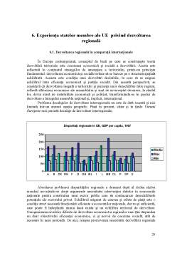 Proiect - Experiența statelor membre ale UE în aplicarea politicii regionale