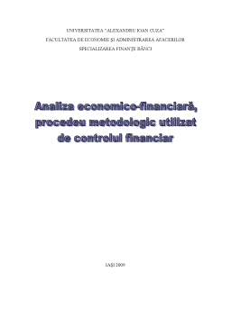 Proiect - Analiza Economico-Financiara, Procedeu Metodologic Utilizat de Controlul Financiar