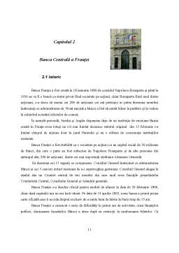 Proiect - Monografie Banca Franței