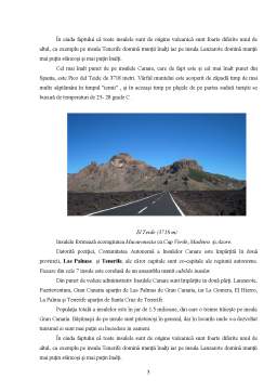 Proiect - Marketing Turistic - Tenerife, Insulele Canare, Spania