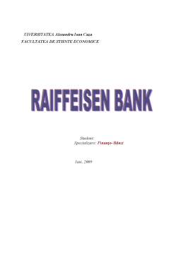 Proiect - Practică la Raiffeisen Bank