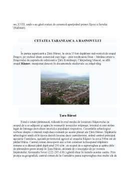 Proiect - Traseu România
