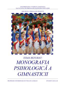 Referat - Monografia Psihologică a Gimnasticii