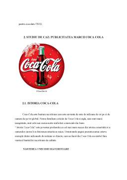 Referat - Publicitatea mărcii Coca Cola
