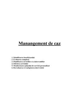 Proiect - Management de Caz