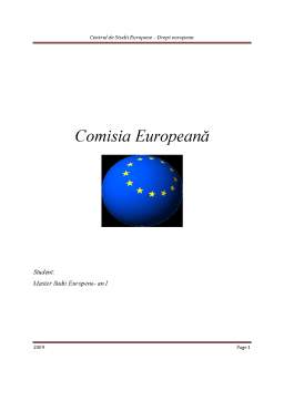 Proiect - Comisia Europeană