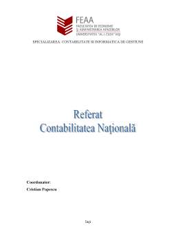 Referat - Contabilitatea Națională