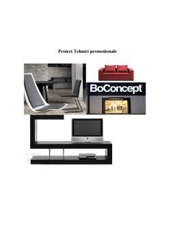Proiect - Proiect tehnici promoționale - Boconcept