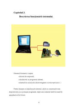 Proiect - Sistem Biometric de Identificare și Autentificare a Persoanelor pentru Autorizarea Accesului într-o Incintă