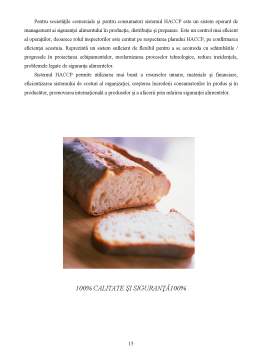 Proiect - Implementarea sistemului HACCP într-o unitate ce produce pâine