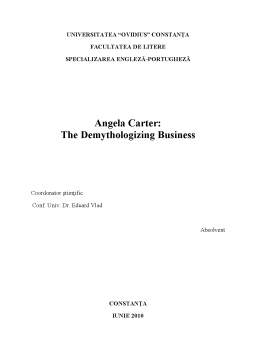 Proiect - Angela Carter - The Demythologizing Business