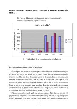 Referat - Eficiența și finanțarea cheltuilelilor publice cu subvențiile