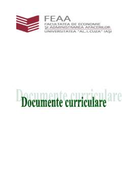 Referat - Documente Curriculare