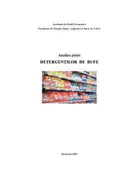 Proiect - Analiza Pieței Detergenților de Rufe