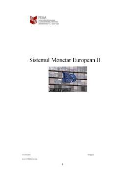 Referat - Sistemul Monetar European II