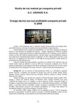 Proiect - Analiza Privind Personalitatea și Stilul de Management în Cadrul Companiei Orange SA