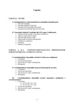 Proiect - Reflectarea Normelor Constituționale în Dispozițiile Părții Generale ale Codului Penal Român