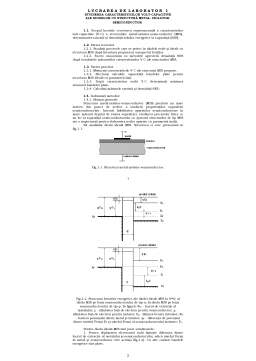 Laborator - Studierea caracteristicilor volt-capacitive ale diodelor cu structură metal-izolator-semiconductor