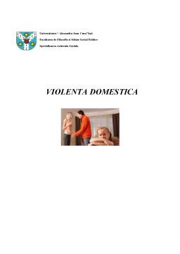 Referat - Violența domestică