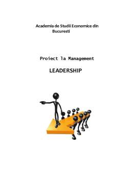 Proiect - Leadership
