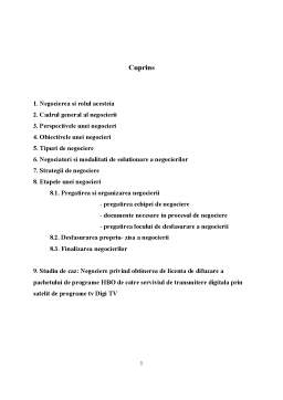 Proiect - Rolul și Locul Negocierii în Afaceri