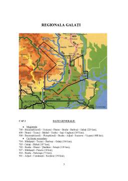 Proiect - Geografia transporturilor - Regionala Galați