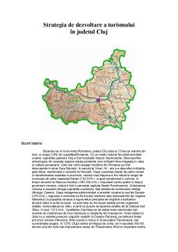 Proiect - Program de valorificare a potențialului turistic al județului Cluj