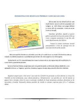 Referat - Inundațiile din Bolivia