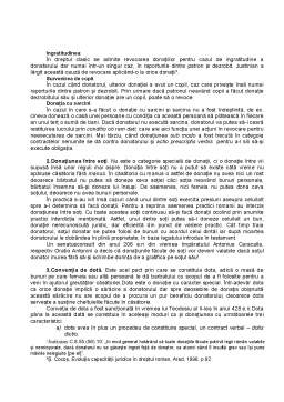 Referat - Contractul de donație în dreptul român