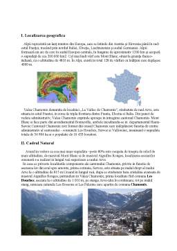 Proiect - Turismul în Alpii Francezi - Studiu de Caz - Valea Chamonix