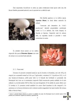 Proiect - Achiziții - ciuperci de seră