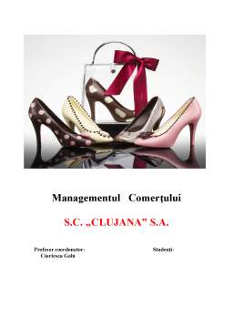 Proiect - Managementul Comertului - SC Clujana SA