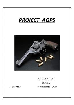 Proiect - Managementul sistemului de asigurare a calității în SC Gun Line SA