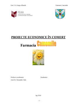 Proiect - Proiecte economice în comerț - Farmacia Camomile