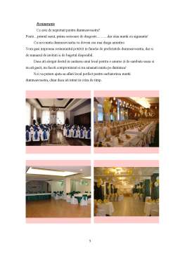 Proiect - Plan de afaceri - organizator de nunți
