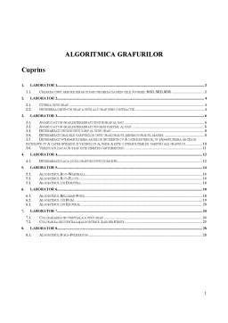 Laborator - Algoritmica grafurilor