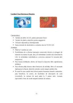 Proiect - Perspectivele pieței cardurilor în România