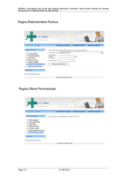 Proiect - Dezvoltarea unui portal web destinat gestionării comenzilor online pentru achiziția de produse farmaceutice și nonfarmaceutice de către farmacii