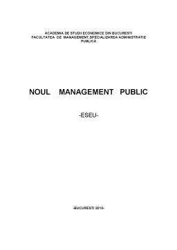 Proiect - Noul Management Public - Eseu