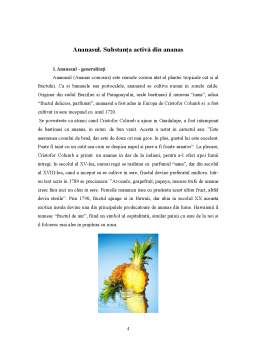 Referat - Substanțele active din ananas
