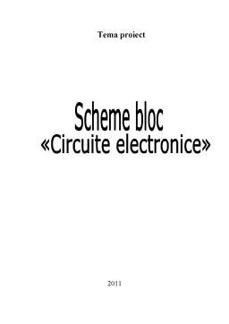 Proiect - Scheme Bloc - Circuite Electronice