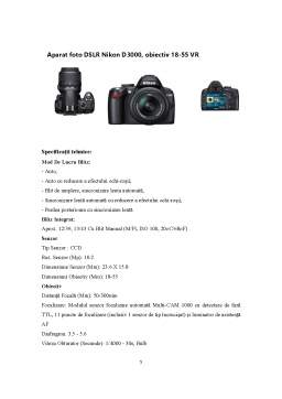 Referat - Etapele procesului de vânzare a unui aparat foto