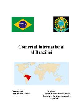 Proiect - Comerțul internațional al Braziliei